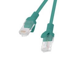 Patchcord UTP Lanberg PCU5-10CC-0500-G (RJ45 - RJ45 ; 5m; UTP; kat. 5e; kolor zielony)