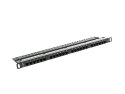 Patch panel Lanberg PPU5-0024-B (0.5U; 19"; kat. 5e; UTP; 24xRJ-45)