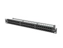 Patch panel Lanberg PPU5-1048-B (1U; 19"; kat. 5e; 48xRJ-45)