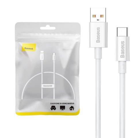 Baseus Kabel USB do USB-C Baseus Superior 100W 0.25m (biały)