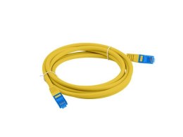 LANBERG PATCHCORD S/FTP KAT.6A 1.5M ŻÓŁTY LSZH CCA (FLUKE PASSED) PCF6A-10CC-0150-Y