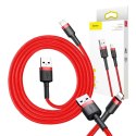 Baseus Kabel Lightning USB Baseus Cafule 1,5A 2m (czerwony)