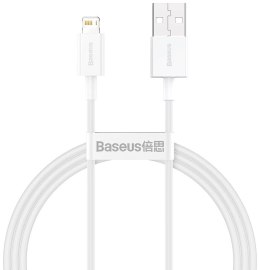 BASEUS KABEL SUPERIOR SERIES, 2.4A, 1M (BIAŁY)