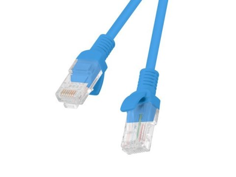 Patchcord UTP Lanberg PCU5-10CC-0500-B (RJ45 - RJ45 ; 5m; UTP; kat. 5e; kolor niebieski)