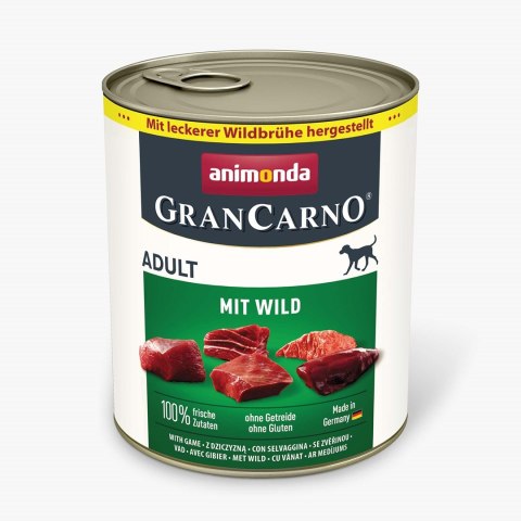 ANIMONDA GranCarno Adult z dziczyzną 800g