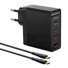 Mcdodo Ładowarka sieciowa McDodo GAN 3xUSB-C + USB, 100W + kabel 2m (czarna)