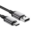 Rocoren Kabel szybko ładujący Rocoren USB do USB-C Retro Series 3A, 2m (szary)