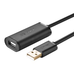 UGREEN Kabel przedłużający USB 2.0 UGREEN US121, aktywny, 5m (czarny)