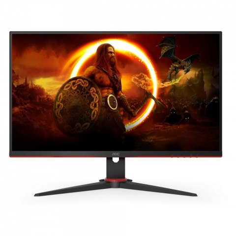 Monitor AOC Q24G2A/BK (24" /165Hz /2560 x 1440 /Czarno-czerwony)