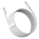 Baseus Kabel USB-C do Lightning Baseus Simple Wisdom, PD, 20W, 1.5m (biały) 2szt.