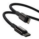 Baseus Kabel USB-C do Lightning Baseus Tungsten Gold, 20W, 5A, PD, 2m (czarny)