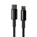 Baseus Kabel USB-C do Lightning Baseus Tungsten Gold, 20W, 5A, PD, 2m (czarny)