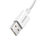 Baseus Kabel USB do USB-C Baseus Superior Series, 65W, 1m (biały)