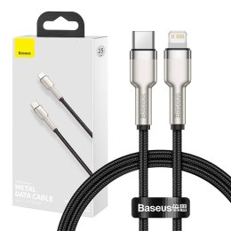 Baseus Kabel USB-C do Lightning Baseus Cafule, PD, 20W, 0,25m (czarny)