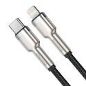 Baseus Kabel USB-C do Lightning Baseus Cafule, PD, 20W, 0,25m (czarny)