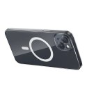 Baseus Etui ochronne Baseus Magnetic Crystal Clear do iPhone 13 (transparentne) + szkło hartowane + zestaw czyszczący