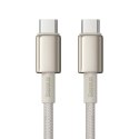 Baseus Kabel USB-C do USB-C Baseus Tungsten Glod, 100W, 1m (złoty)