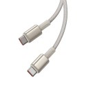 Baseus Kabel USB-C do USB-C Baseus Tungsten Glod, 100W, 1m (złoty)