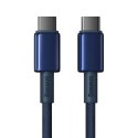 Baseus Kabel USB-C do USB-C Baseus Tungsten Glod, 100W, 2m (niebieski)