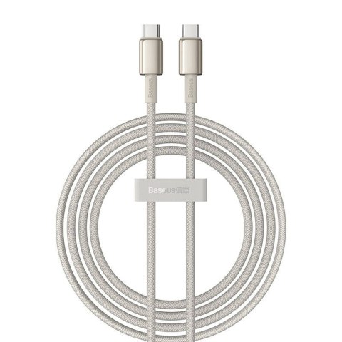 Baseus Kabel USB-C do USB-C Baseus Tungsten Glod, 100W, 2m (złoty)