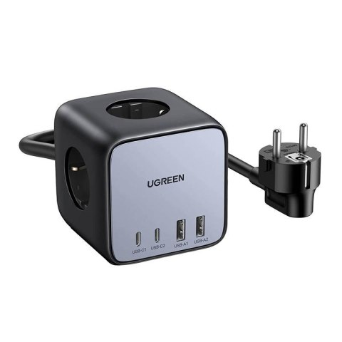 UGREEN Listwa zasilająca kostka EU UGREEN CD268, 65W, 1.8m (czarny)