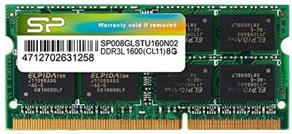 Pamięć SILICON POWER (SODIMM\DDR3\8 GB\1600MHz\1.35V\11 CL\Single)