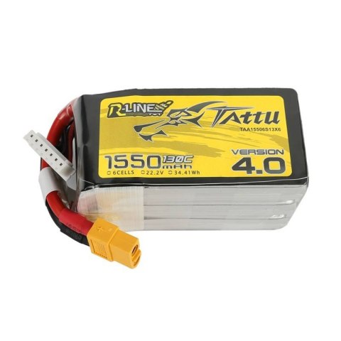 Tattu Akumulator Tattu R-Line 4.0 1550mAh 22.2V 130C 6S1P XT60