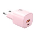 Mcdodo Ładowarka sieciowa GaN 33W Mcdodo CH-0156 USB-C, USB-A (różowa)