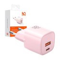 Mcdodo Ładowarka sieciowa GaN 33W Mcdodo CH-0156 USB-C, USB-A (różowa)