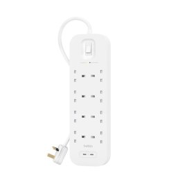 BELKIN LISTWA ZASILAJĄCA 8-PORT + DUAL USB-C, 30W, 900J