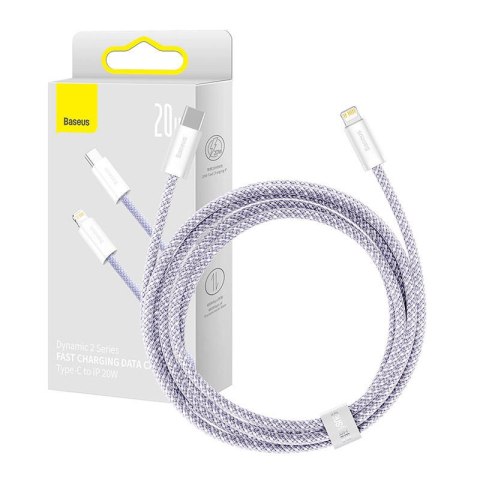 Baseus Kabel USB-C do Lightning Baseus Dynamic 2 Series 20W 2m (fioletowy)