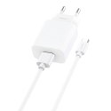 Foneng Ładowarka sieciowa Foneng, EU28, 1x USB, QC 3.0 + USB + kabel USB typu C