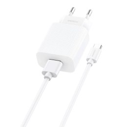 Foneng Ładowarka sieciowa Foneng, EU28, 1x USB, QC 3.0 + USB + kabel USB typu C