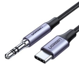 UGREEN Kabel mini jack 3,5mm AUX do USB-C UGREEN AV143, 1m (czarny)