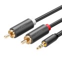 UGREEN UGREEN AV102 Kabel 2x RCA (Cinch) jack 3.5 mm 2m (czarny)