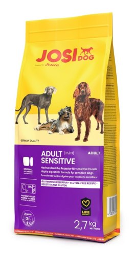 JOSERA JosiDog Adult Sensitive - sucha karma dla psa - 2,7 kg