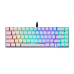 Motospeed Klawiatura mechaniczna Motospeed CK67 RGB (biała)