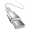 Baseus Kabel USB-C do USB-C Baseus Cafule, 100W, 2m (biały)