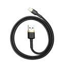 Baseus Kabel USB Lightning Baseus Cafule 1.5A 2m (złoto-czarny)