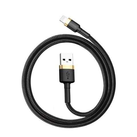 Baseus Kabel USB Lightning Baseus Cafule 1.5A 2m (złoto-czarny)