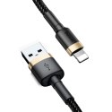 Baseus Kabel USB Lightning Baseus Cafule 1.5A 2m (złoto-czarny)