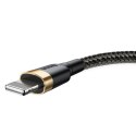 Baseus Kabel USB Lightning Baseus Cafule 1.5A 2m (złoto-czarny)