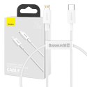 Baseus Kabel USB-C do Lightning Baseus Superior Series, 20W, PD, 0.25m (biały)