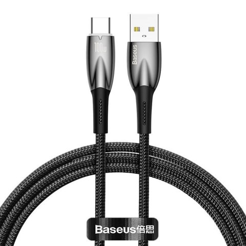 Baseus Kabel USB do USB-C Baseus Glimmer, 100W, 1m (czarny)