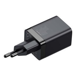 Baseus Ładowarka sieciowa Baseus Super Si Pro Quick Charger USB + USB-C 30W (czarna)