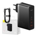 Baseus Ładowarka sieciowa Baseus GaN5 Pro 2xUSB-C + USB, 140W (czarna)