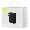 Baseus Ładowarka sieciowa Baseus GaN5 Pro 2xUSB-C + USB, 140W (czarna)