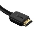 Baseus Kabel HDMI 2.0 Baseus, 4K 60Hz, 3D, HDR, 18Gbps, 3m (czarny)