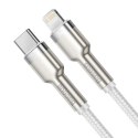 Baseus Kabel USB-C do Lightning Baseus Cafule, PD, 20W, 2m (biały)