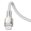 Baseus Kabel USB-C do Lightning Baseus Cafule, PD, 20W, 2m (biały)